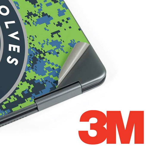 NBA Minnesota Timberwolves Digi Camo Notebook 9 Pro 13in (2017) Skin